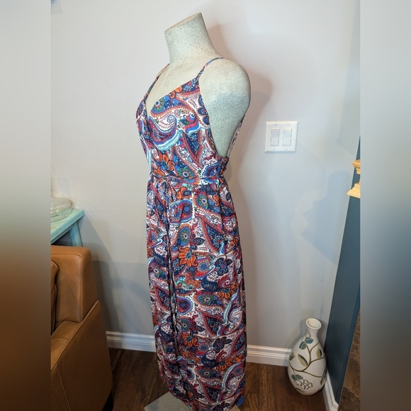 CUPSHE Women's Plunging Backless Beach Dress, Cami Straps, Empire Waist  Size M - Picture 5 of 12